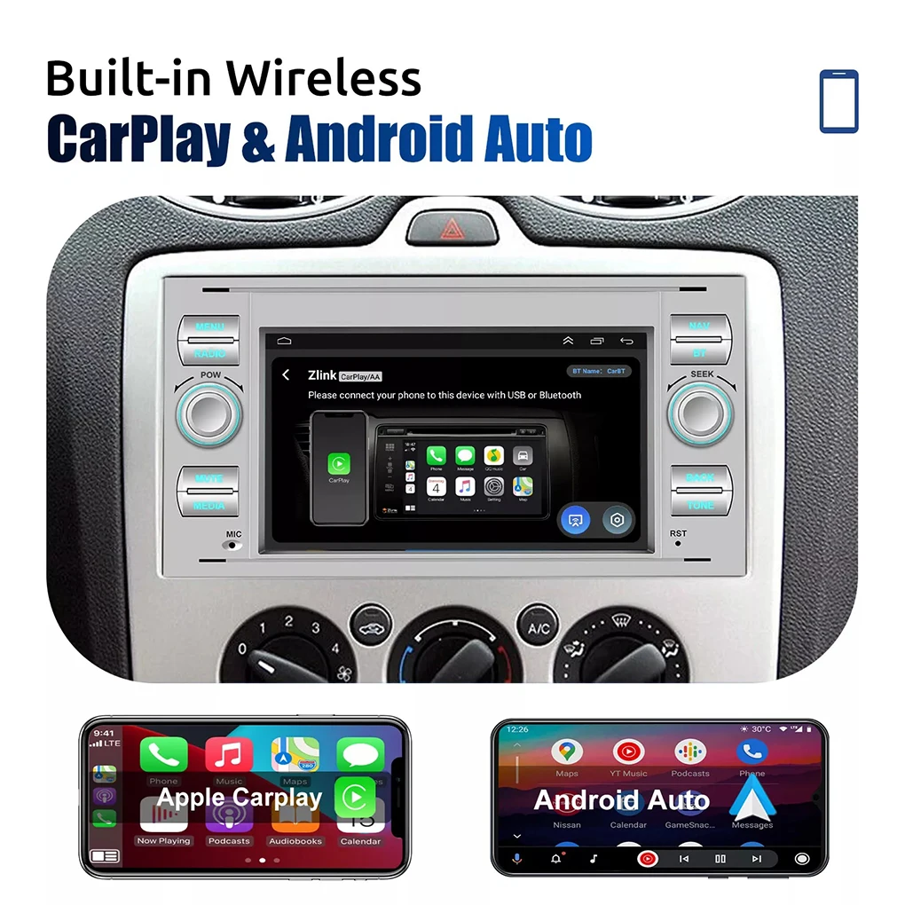 Умный Android-радио с сенсорным экраном, MP3-плеер для бесшовного подключения, Bluetooth SWC, Wi-Fi, MP3-плееры
Умный Android-радио с сенсорным экраном, MP3-плеер для бесшовного подключения, Bluetooth SWC, Wi-Fi, MP3-плееры