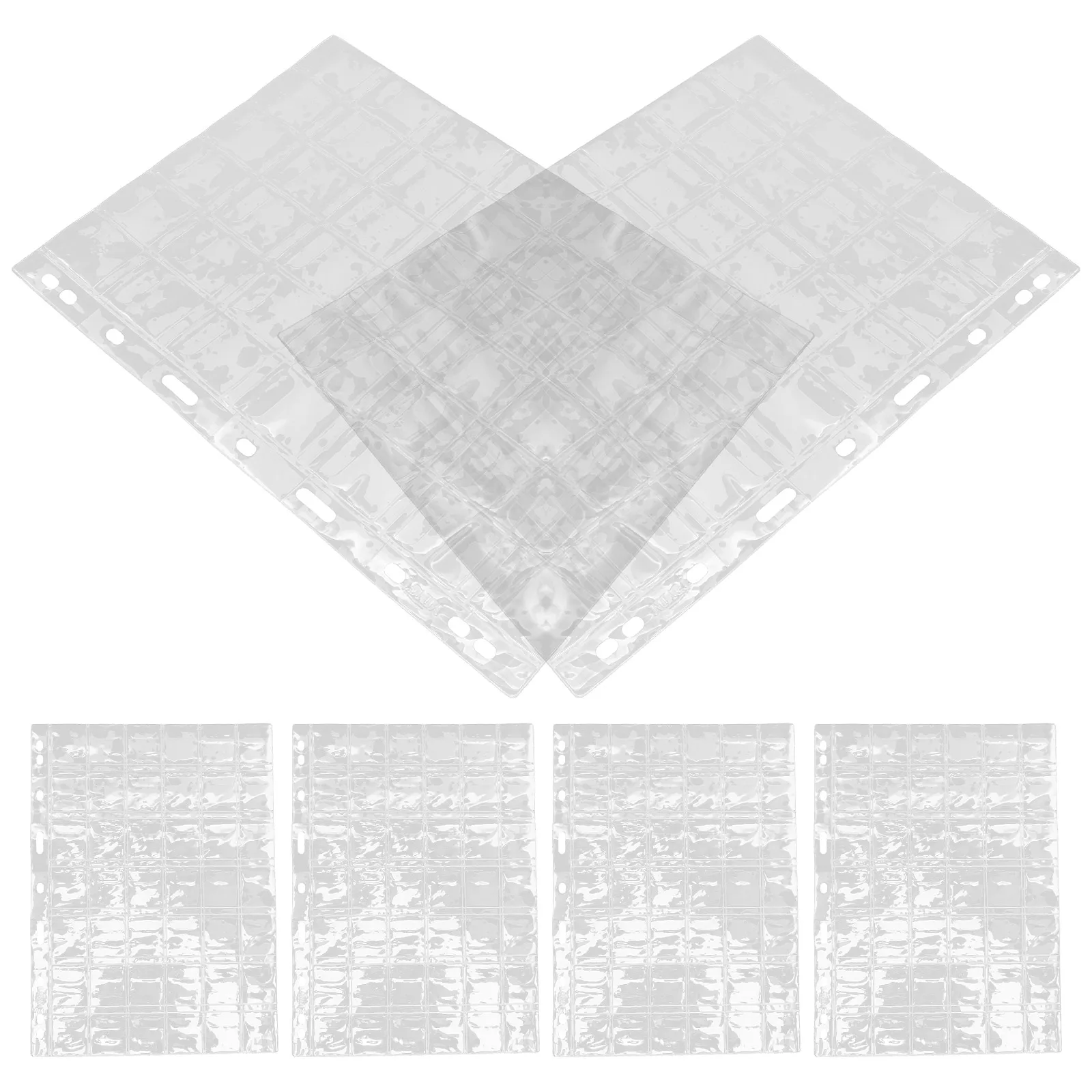 6 Sheets Pvc Stamp Storage Album Pages Coin Collecting Organizer Transparent For Stamps Coins Small Jewelries Plastic Loose-Leaf
6 Sheets Pvc Stamp Storage Album Pages Coin Collecting Organizer Transparent For Stamps Coins Small Jewelries Plastic Loose-Leaf