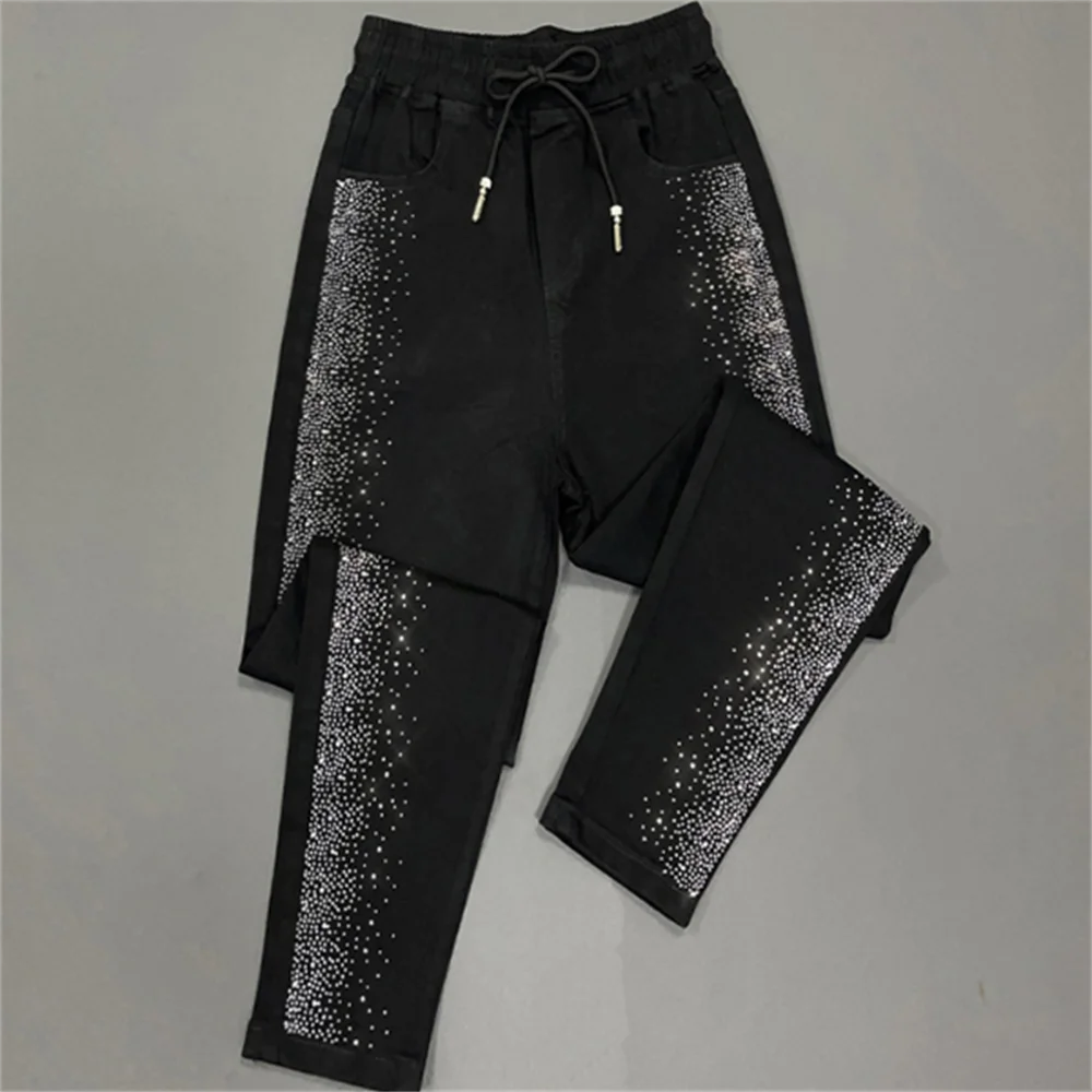 Diamond jeans for women loose waist stretch slimming shows thin stretch Harlan pencil pants
Diamond jeans for women loose waist stretch slimming shows thin stretch Harlan pencil pants