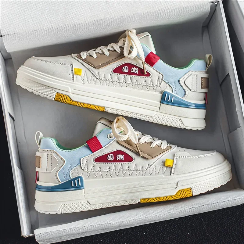 Men's Casual Shoes Korean Style Comfortable Platform Shoes New Summer Men's Breathable Lace Up Vulcanized Shoes Zapatillas
Men's Casual Shoes Korean Style Comfortable Platform Shoes New Summer Men's Breathable Lace Up Vulcanized Shoes Zapatillas