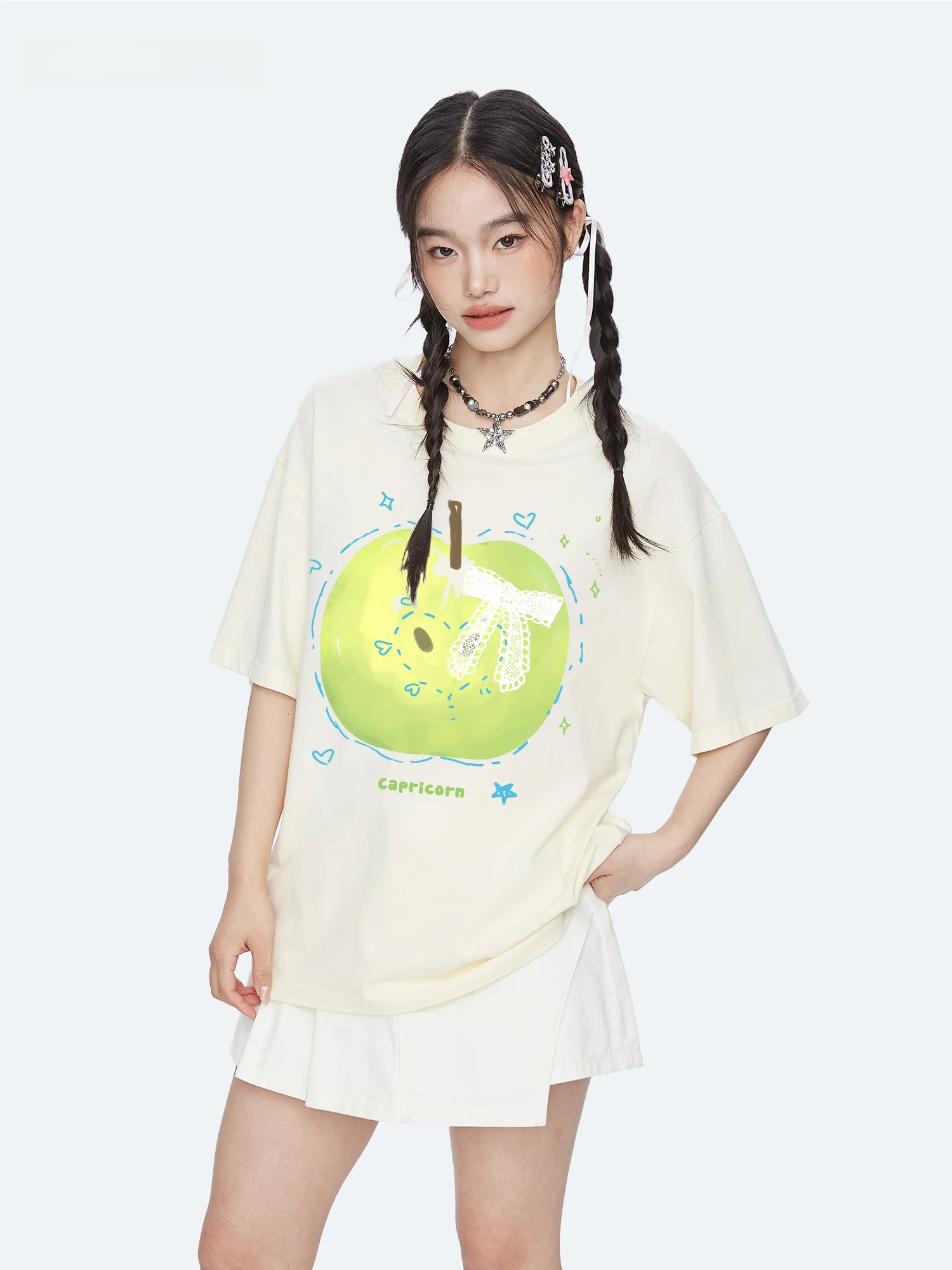 Capricorn Hand-Painted Lace Pure Cotton Short-Sleeve Women's T-Shirt Summer New Style Casual Loose Top Breathable Sweat...
Capricorn Hand-Painted Lace Pure Cotton Short-Sleeve Women's T-Shirt Summer New Style Casual Loose Top Breathable Sweat...