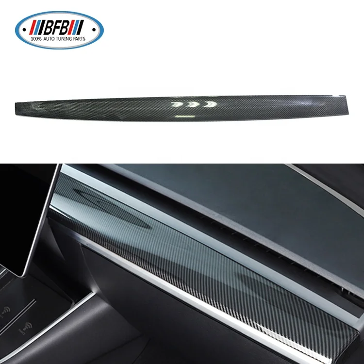 BFB 100% Real Dry Carbon Central Control Dashboard Panel Trim Dash Kit for Tesla MODEL 3 2018-2019
BFB 100% Real Dry Carbon Central Control Dashboard Panel Trim Dash Kit for Tesla MODEL 3 2018-2019