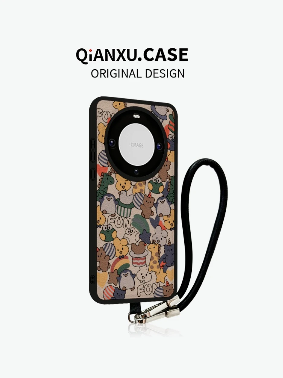 QX Leather Phone Case for Mate 60 pro Women's Style with Wrist Strap Vintage Animal Print High-End Feelings Suitable f...
QX Leather Phone Case for Mate 60 pro Women's Style with Wrist Strap Vintage Animal Print High-End Feelings Suitable f...