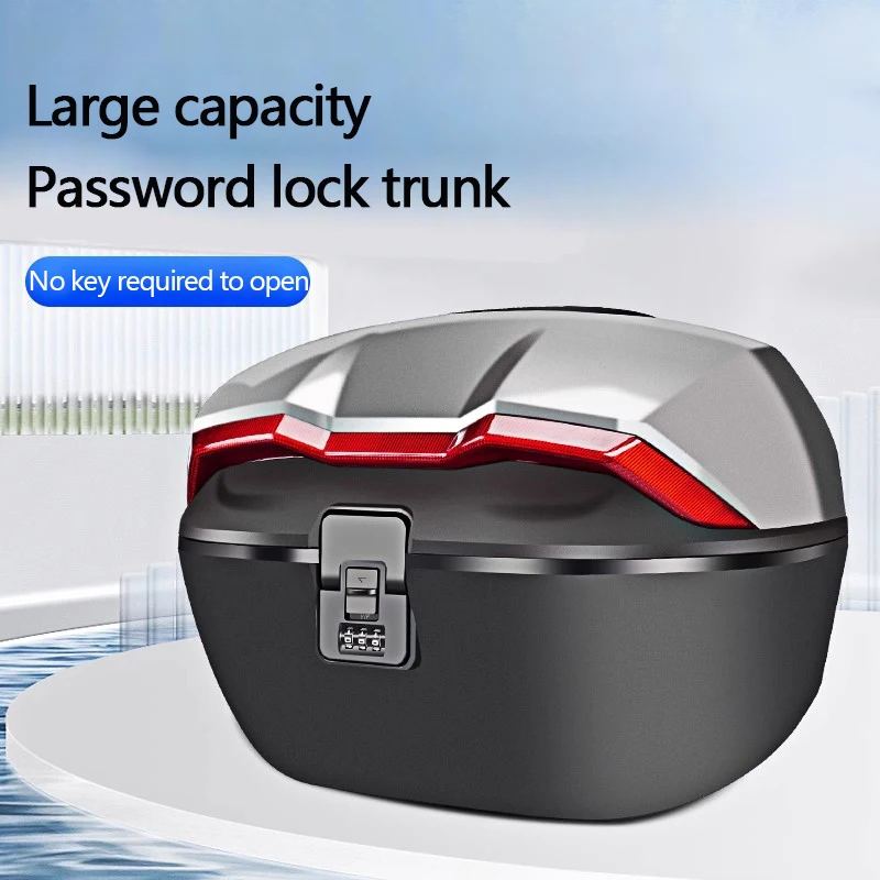 Motorcycle trunk password lock, thickened large-capacity universal waterproof and shockproof trunk
Motorcycle trunk password lock, thickened large-capacity universal waterproof and shockproof trunk