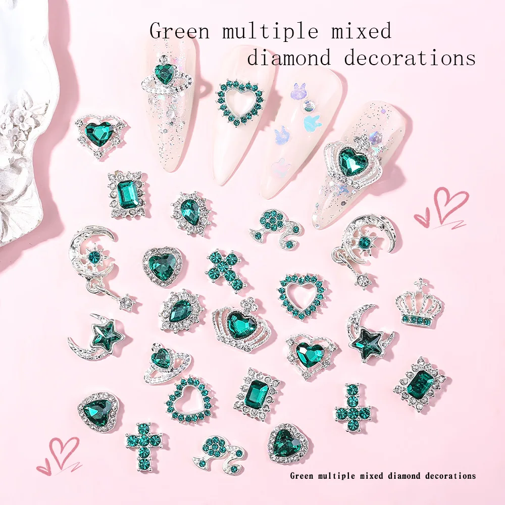 Green Parts Nail Art Decoration Kawaii 3D Hollow Heart Moon Alloy Manicure Charms Rhinestones DIY Nails Tips Figures Girl Gifts
Green Parts Nail Art Decoration Kawaii 3D Hollow Heart Moon Alloy Manicure Charms Rhinestones DIY Nails Tips Figures Girl Gifts