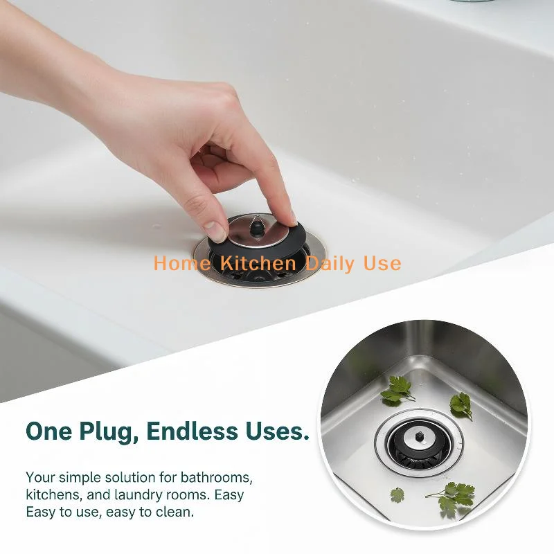 portable1 PCS Stainless Steel Rubber Sink Stopper With Hanging Chain Leak Proof Seal For Kitchen Bathroom Draincommonly used
portable1 PCS Stainless Steel Rubber Sink Stopper With Hanging Chain Leak Proof Seal For Kitchen Bathroom Draincommonly used