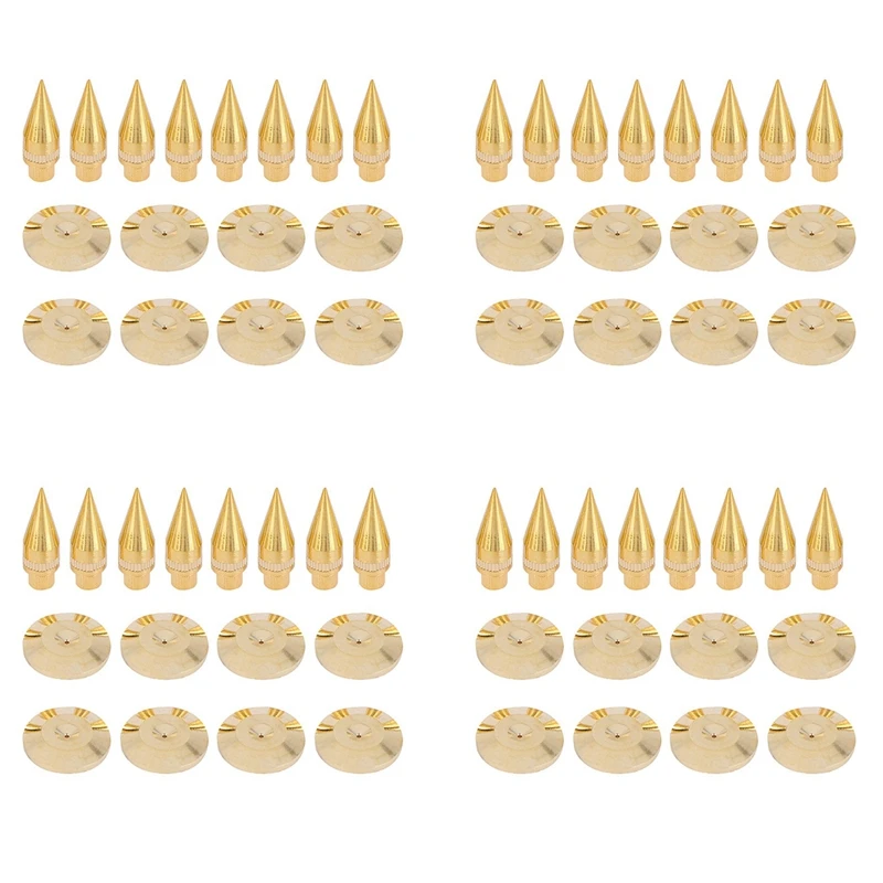 32 Pairs 6 X 36Mm Copper Speaker Spike Isolation Stand + Base Pad Feet Mat Speaker Isolation Speaker Isolation Pads
32 Pairs 6 X 36Mm Copper Speaker Spike Isolation Stand + Base Pad Feet Mat Speaker Isolation Speaker Isolation Pads