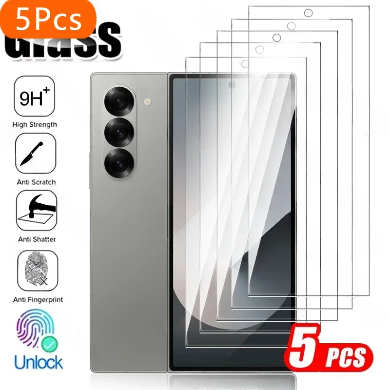SamsungZFold6 Glass 5Pcs Protective Glass for Samsung Galaxy Z Fold6 5G Screen Protector Tempered Film on GalaxyZ Fold 6 ZFold6
SamsungZFold6 Glass 5Pcs Protective Glass for Samsung Galaxy Z Fold6 5G Screen Protector Tempered Film on GalaxyZ Fold 6 ZFold6