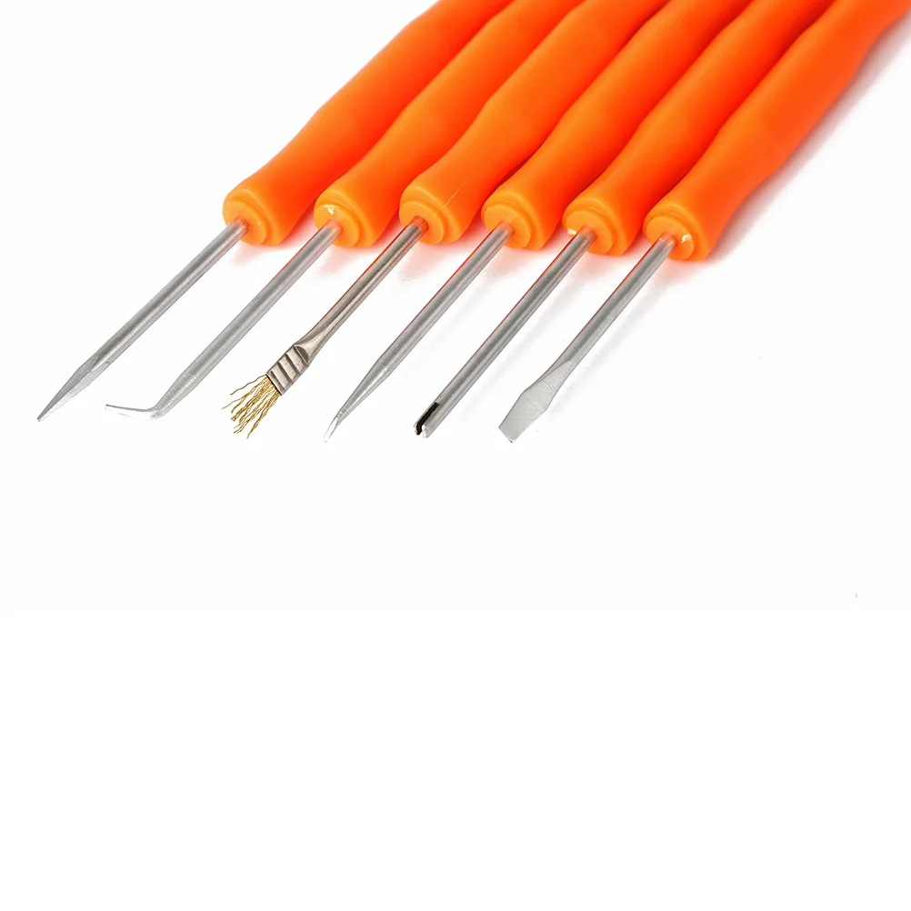 1 pc 6 In 1 Soldering Aid Tool Kit For Pcb Repair Welding Auxiliary Desoldering Cleaning Set Soldering Assist Tool
1 pc 6 In 1 Soldering Aid Tool Kit For Pcb Repair Welding Auxiliary Desoldering Cleaning Set Soldering Assist Tool
