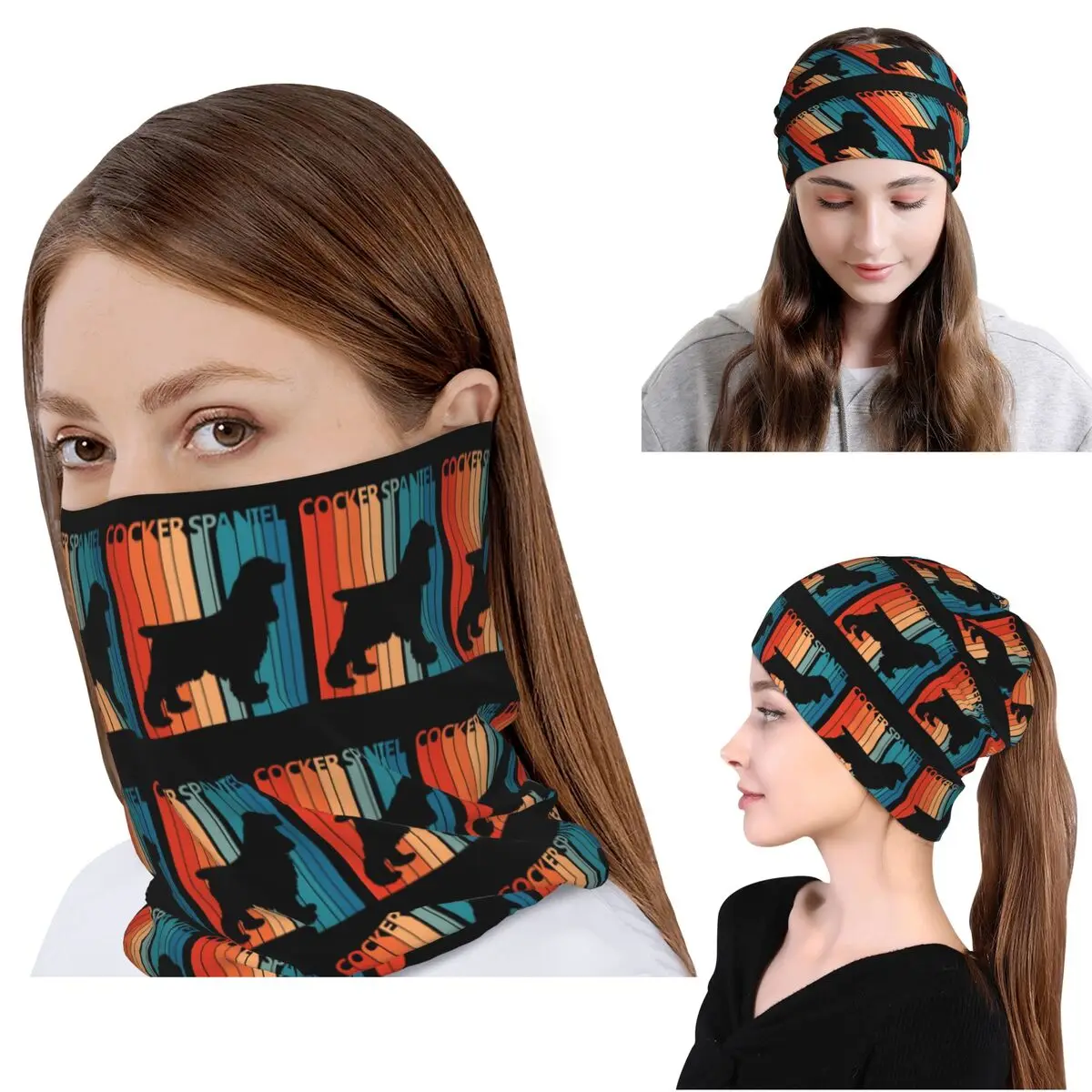 Vintage Cocker Spaniel Owner Gift Bandana Neck Gaiter Wrap Scarf Multi-use Headband Beanies Hat Unisex Adult Breathable
Vintage Cocker Spaniel Owner Gift Bandana Neck Gaiter Wrap Scarf Multi-use Headband Beanies Hat Unisex Adult Breathable