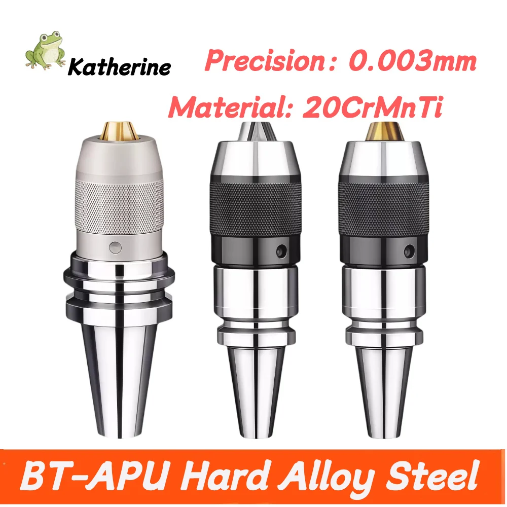 BT50 BT40 BT30 APU08/13/16 Hard Alloy Steel Integrated Drilling Chuck High-precision Self Tightening CNC Tool Holder
BT50 BT40 BT30 APU08/13/16 Hard Alloy Steel Integrated Drilling Chuck High-precision Self Tightening CNC Tool Holder