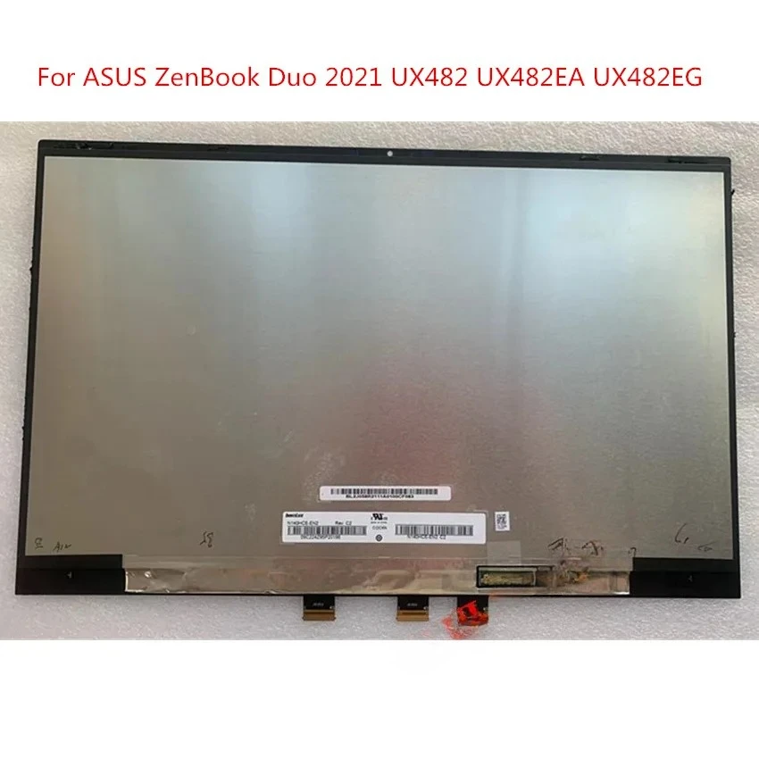 For ASUS ZenBook Duo 2021 UX482 UX 482 UX482EA UX482EG Screen 18100-1401 14.0 1920X1080IPS EDP LCD Screen Assembly With Touch
For ASUS ZenBook Duo 2021 UX482 UX 482 UX482EA UX482EG Screen 18100-1401 14.0 1920X1080IPS EDP LCD Screen Assembly With Touch