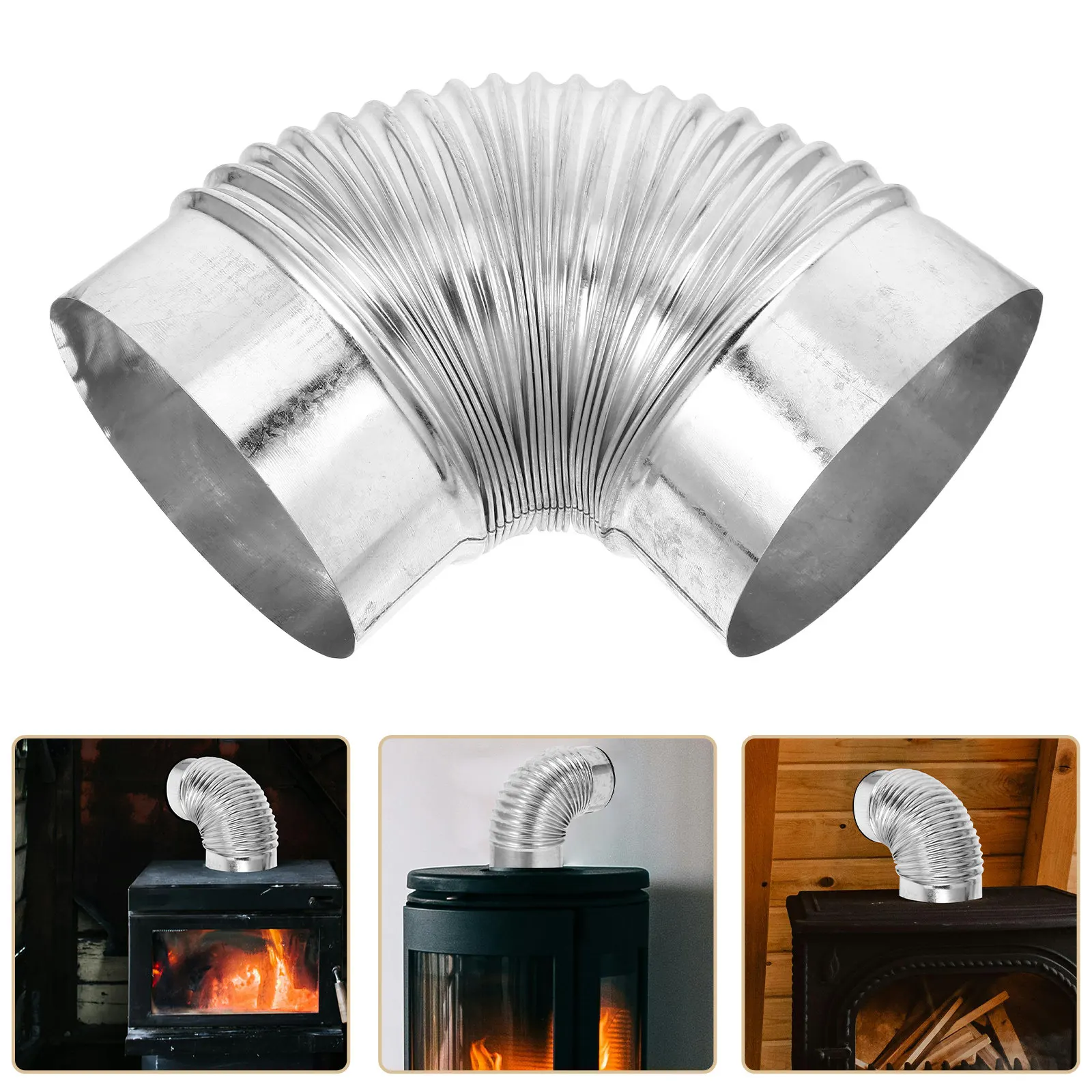 Stove Pipe Stainless Steel Elbow Chimney Flue Outdoor Wood Stove Accessories Furnace Pipe Flue High Temperature Resistant
Stove Pipe Stainless Steel Elbow Chimney Flue Outdoor Wood Stove Accessories Furnace Pipe Flue High Temperature Resistant