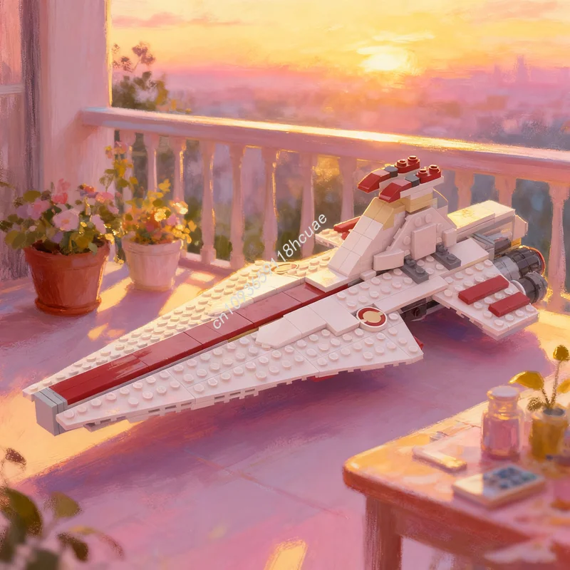 372 шт. MOC Star Battle Venator Class Republic Attack Cruiser Модель Строительные блоки Игрушки Архитектура Рождественские подарки Кирпич Дети
372 шт. MOC Star Battle Venator Class Republic Attack Cruiser Модель Строительные блоки Игрушки Архитектура Рождественские подарки Кирпич Дети