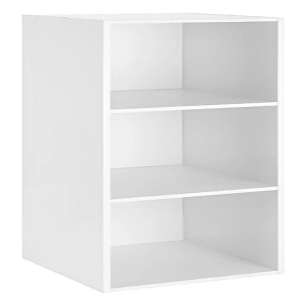 3 Cube Wall Mounted Shelf Organizer Particle Board White Stackable Heavy Duty Office/Kids Playroom/Bedroom 11.73"D x 12.7"W x
3 Cube Wall Mounted Shelf Organizer Particle Board White Stackable Heavy Duty Office/Kids Playroom/Bedroom 11.73"D x 12.7"W x