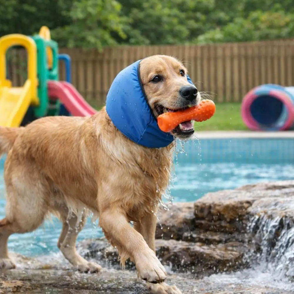 Waterproof Dog Ear Muffs Hearing Protection Adjustable Pet Calming Hood Noise Reduction Comfort Pet Bathing Cap Bathing Use
Waterproof Dog Ear Muffs Hearing Protection Adjustable Pet Calming Hood Noise Reduction Comfort Pet Bathing Cap Bathing Use