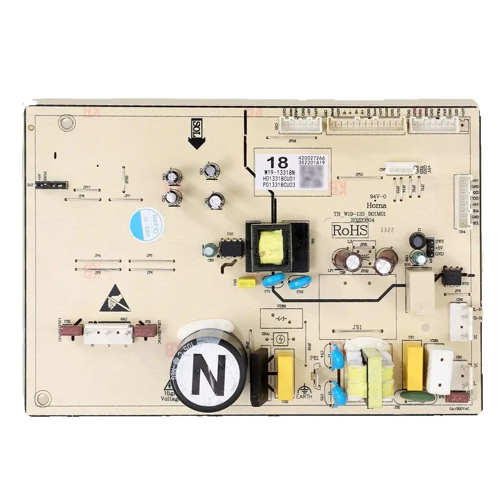 Refrigerator Motherboard, PCB Control Board, Model Number W19-13318N, 420027266, Original
Refrigerator Motherboard, PCB Control Board, Model Number W19-13318N, 420027266, Original