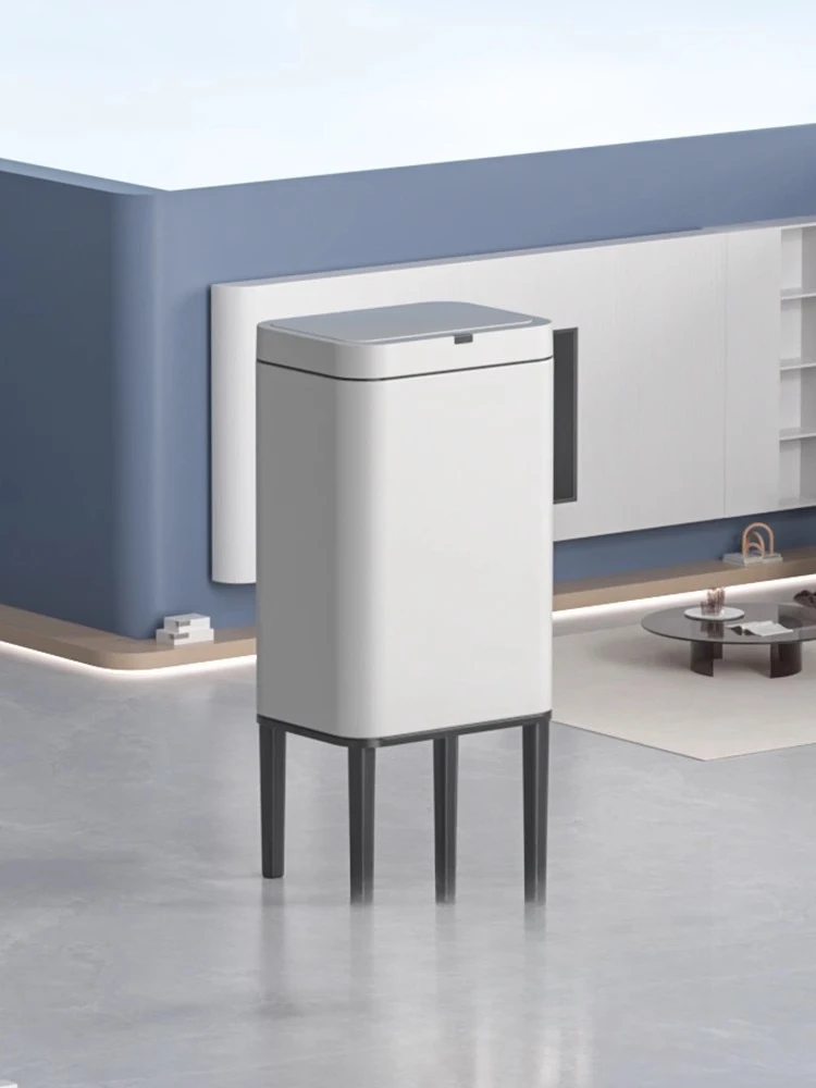 Умный сенсорный мусорный бак, бытовая кухня, гостиная, ванная комната, туалет, офис, высокий ремень для ног
Умный сенсорный мусорный бак, бытовая кухня, гостиная, ванная комната, туалет, офис, высокий ремень для ног