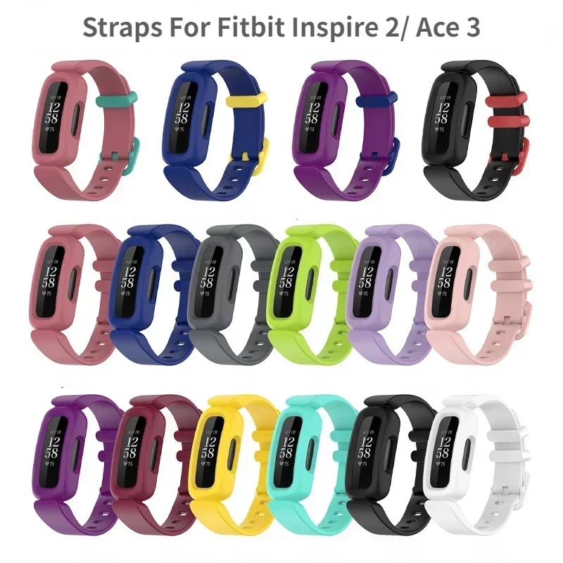 Bands for Fitbit Ace 3 Kids Silicone Waterproof Bracelet Accessories Sports Watch Strap Replacement for Fitbit Ace 3 Boys Girls
Bands for Fitbit Ace 3 Kids Silicone Waterproof Bracelet Accessories Sports Watch Strap Replacement for Fitbit Ace 3 Boys Girls