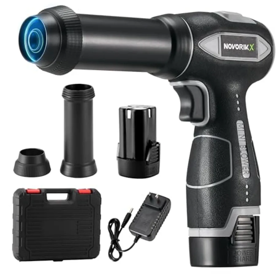 Аккумуляторная ручная воздуходувка 16,8 В, 100 000 об/мин, в комплекте 2 аккумулятора по 2 Ач и быстрое зарядное устройство, легкая, для уборки на террасе
Аккумуляторная ручная воздуходувка 16,8 В, 100 000 об/мин, в комплекте 2 аккумулятора по 2 Ач и быстрое зарядное устройство, легкая, для уборки на террасе