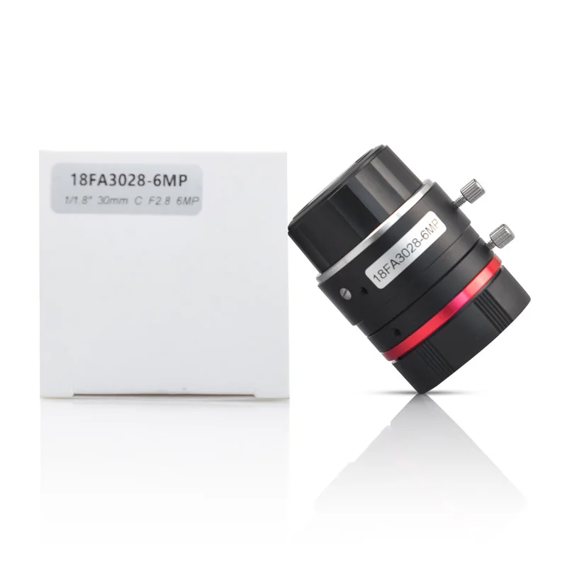 6 megapixel industrial vision camera lens, high-definition lens 18FA3028-6MP 30mm focal length aperture
6 megapixel industrial vision camera lens, high-definition lens 18FA3028-6MP 30mm focal length aperture