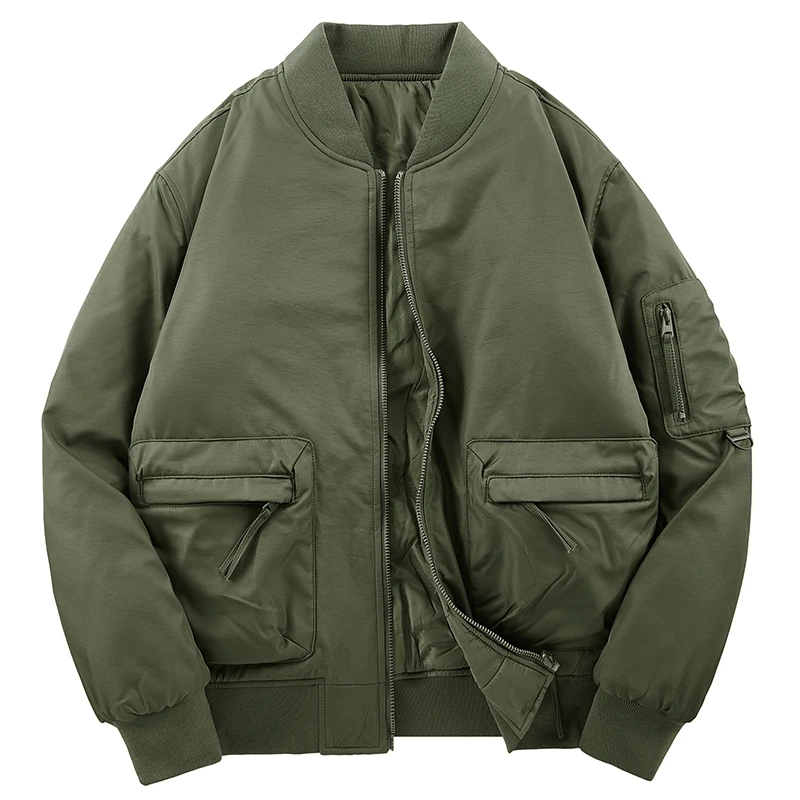 Men Pilot Bomber Jacket MA-1 Classic Jacket Male Autumn Baseball Jacket Oversized New Down Jacket Casual Sports Fleece Coat
Men Pilot Bomber Jacket MA-1 Classic Jacket Male Autumn Baseball Jacket Oversized New Down Jacket Casual Sports Fleece Coat