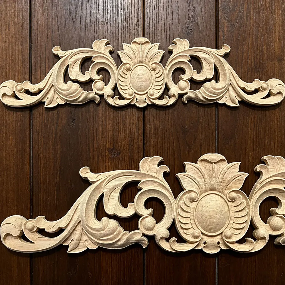 30-58cm Carved Wood Applique Real Furniture Decorative Cabinet Flowers Figurines Miniatures Ornaments Vintage Home Decor Craft
30-58cm Carved Wood Applique Real Furniture Decorative Cabinet Flowers Figurines Miniatures Ornaments Vintage Home Decor Craft