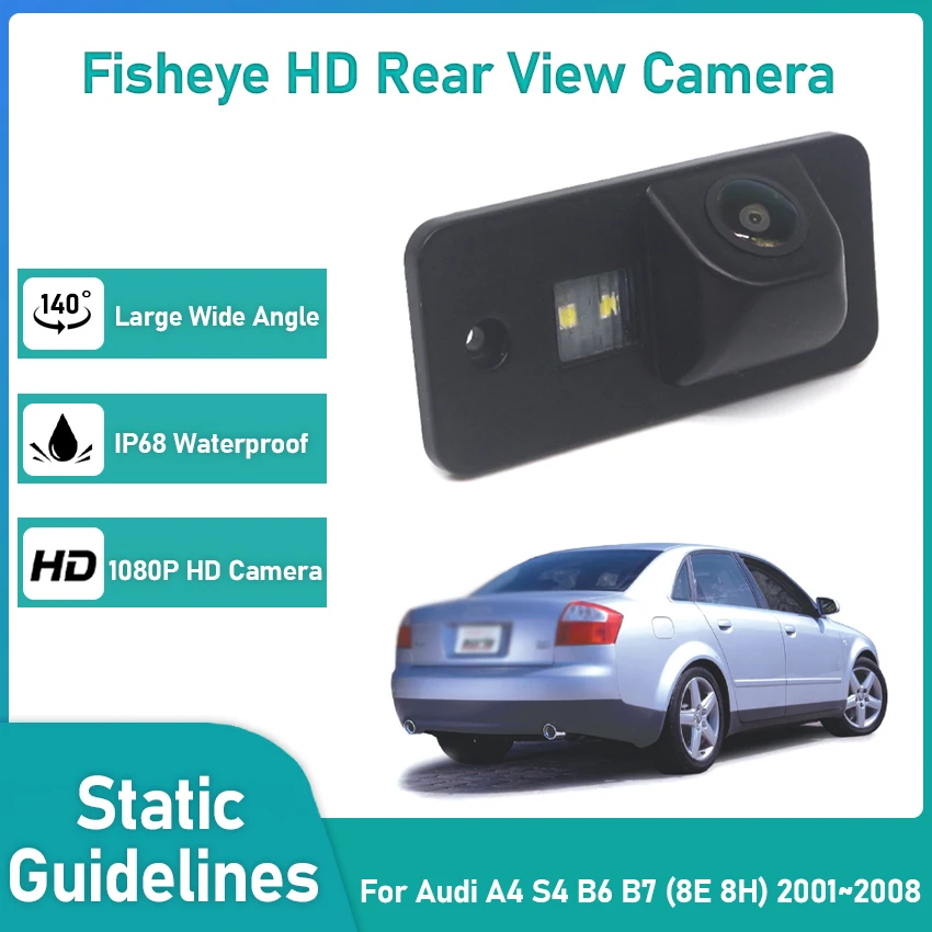 140 Degree HD 1080*720P Vehicle Rear View Camera Waterproof High quality RCA For Audi A4 S4 B6 B7 (8E 8H) 2001~2008 Car Monitor
140 Degree HD 1080*720P Vehicle Rear View Camera Waterproof High quality RCA For Audi A4 S4 B6 B7 (8E 8H) 2001~2008 Car Monitor