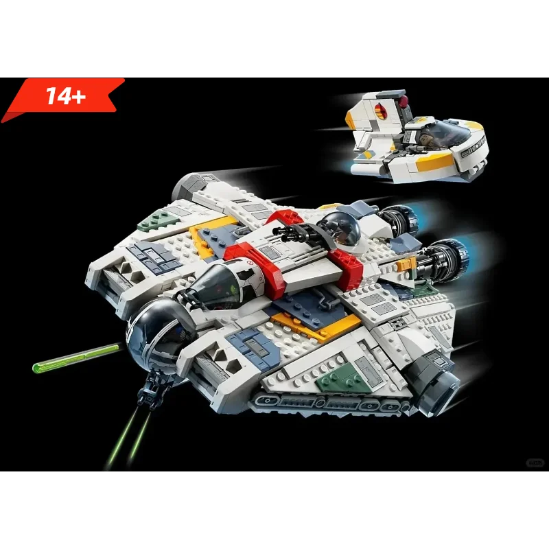 В НАЛИЧИИ космический корабль 1394 шт. Ghost & Phantom II, строительные блоки, сборка, подходит для 75357, кирпичи, модель игрушки для детей, подарочный набор
В НАЛИЧИИ космический корабль 1394 шт. Ghost & Phantom II, строительные блоки, сборка, подходит для 75357, кирпичи, модель игрушки для детей, подарочный набор