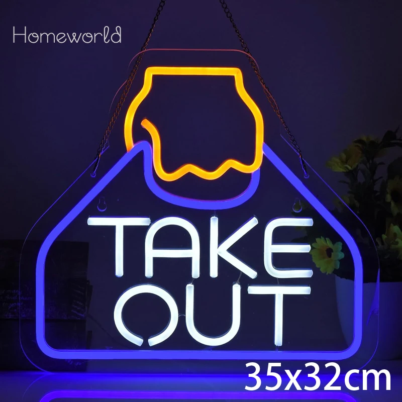 Take Out Neon Sign LED Neon Light Signs For Restaurants Bar Store Drink Shop Cafe Room Office Bar Party Room Decor
Take Out Neon Sign LED Neon Light Signs For Restaurants Bar Store Drink Shop Cafe Room Office Bar Party Room Decor