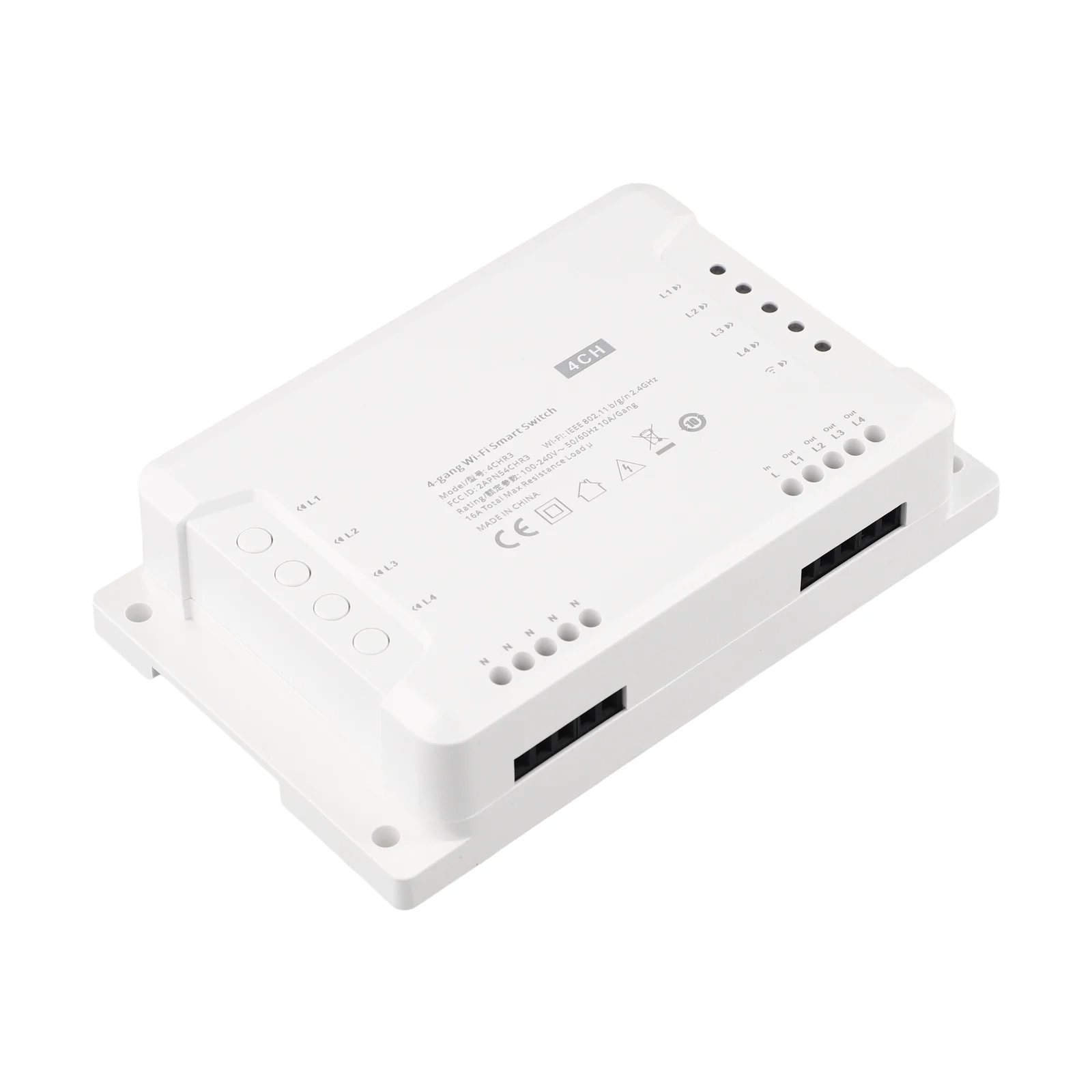 Light Switch Module 4CH WIFI Smart Light Switch Module For 4CH R3 For 4CH PRO R3 4 Way WiFi Home Smart Light Switch
Light Switch Module 4CH WIFI Smart Light Switch Module For 4CH R3 For 4CH PRO R3 4 Way WiFi Home Smart Light Switch