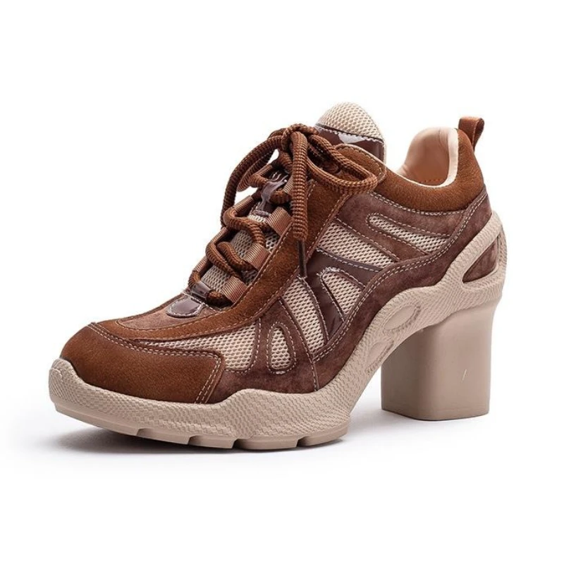 2026 New 6cm Spring And Autumn Fashionable Breathable Sports Style High Heels Mixed Colors Versatile Lace-up Women's Shoes
2026 New 6cm Spring And Autumn Fashionable Breathable Sports Style High Heels Mixed Colors Versatile Lace-up Women's Shoes