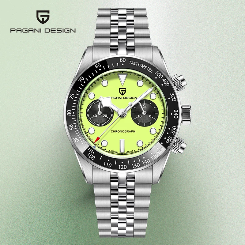 PAGANI DESIGN BB Chronograph 2026 New Green Dial Luxury Quartz Watch For Men AR Sapphire mirror 100M Waterproof 316L Stainless steel strap Wristwatch Watch For Men Local warehouse Fast transportation
PAGANI DESIGN BB Chronograph 2026 New Green Dial Luxury Quartz Watch For Men AR Sapphire mirror 100M Waterproof 316L Stainless steel strap Wristwatch Watch For Men Local warehouse Fast transportation