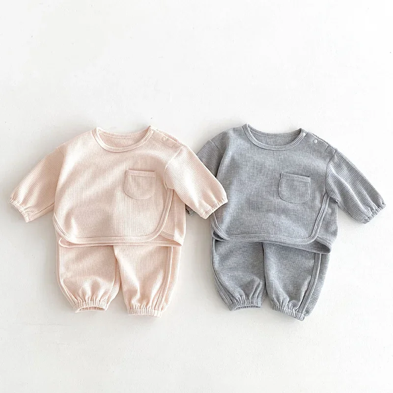 2025 New Spring Korean Style Children Clothes Set Long Sleeve Cotton Solid Color Pullover Tops+Pants Toddler Baby Clothes Suit
2025 New Spring Korean Style Children Clothes Set Long Sleeve Cotton Solid Color Pullover Tops+Pants Toddler Baby Clothes Suit