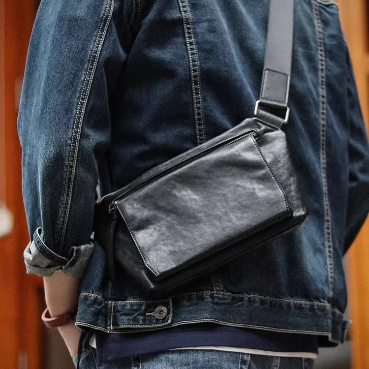 Men's large-capacity, simple crossbody bag, waterproof business men's bag, genuine leather high-end travel chest bag
Men's large-capacity, simple crossbody bag, waterproof business men's bag, genuine leather high-end travel chest bag