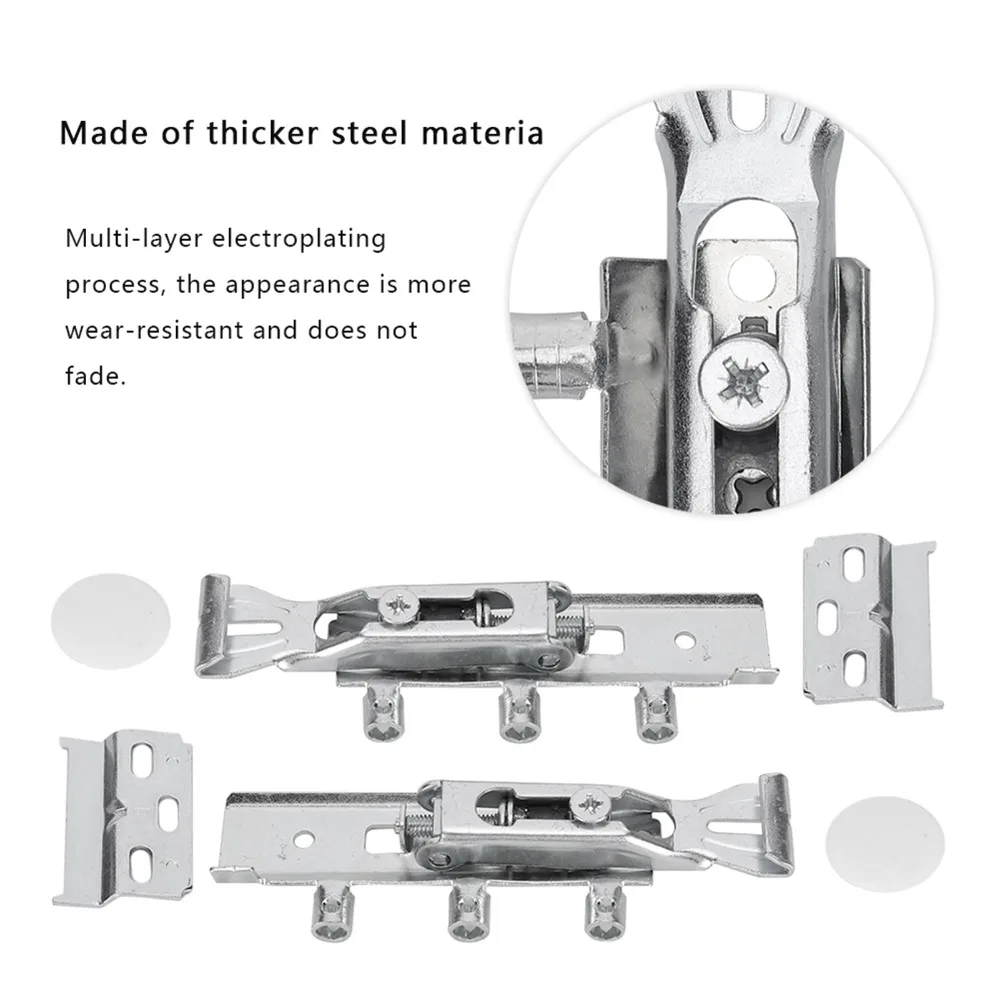 Adjustable Cabinet Suspension Rail Heavy Duty Concealed Cupboard Hanging Weight Zinc-Plated Easy To Install Furniture Hardware
Adjustable Cabinet Suspension Rail Heavy Duty Concealed Cupboard Hanging Weight Zinc-Plated Easy To Install Furniture Hardware