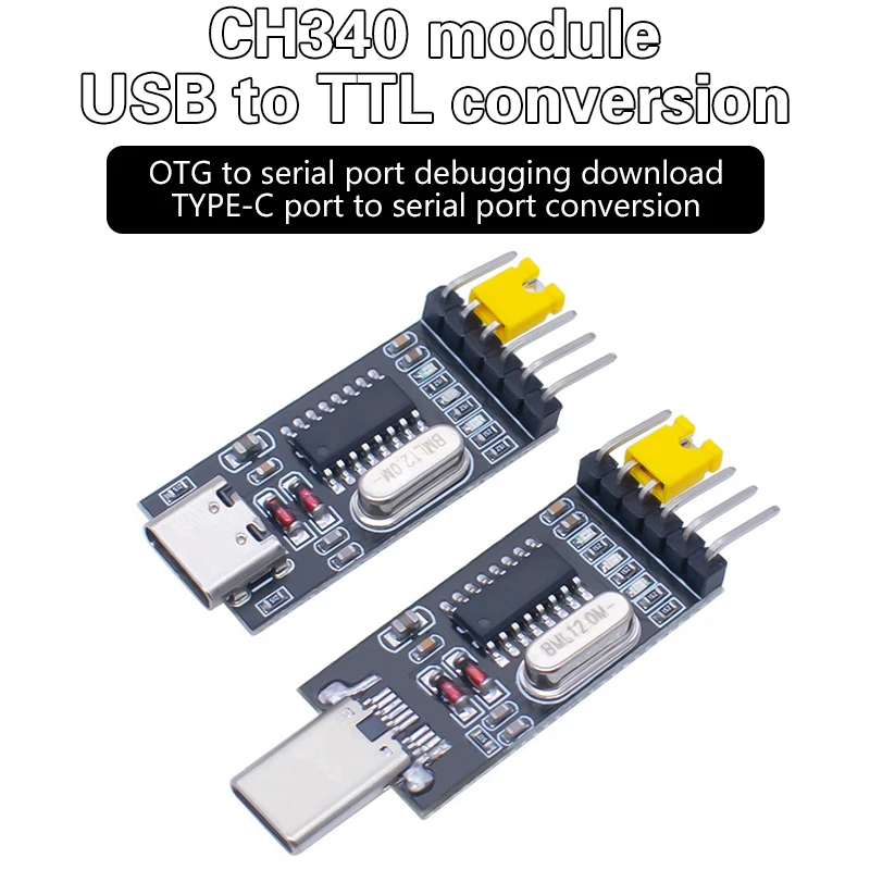STC MCU Поддержка преобразователя USB в TTL с портом Type-C, модулем UART с CH340G CH340, переключением 3,3 В 5 В
STC MCU Поддержка преобразователя USB в TTL с портом Type-C, модулем UART с CH340G CH340, переключением 3,3 В 5 В
