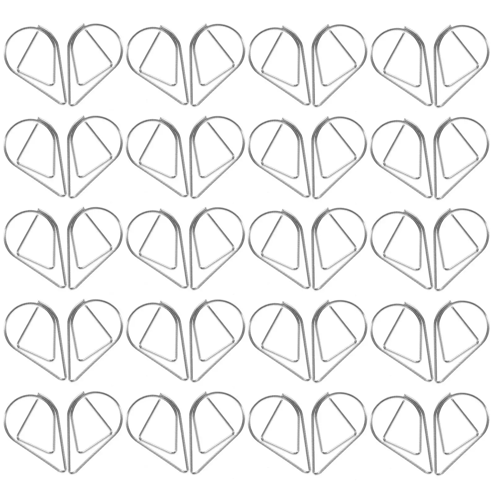 100 Pcs Waterdrop Small Paper Clips Paper Clips Small Office Supplies Stationery Document Organizer Gift
100 Pcs Waterdrop Small Paper Clips Paper Clips Small Office Supplies Stationery Document Organizer Gift