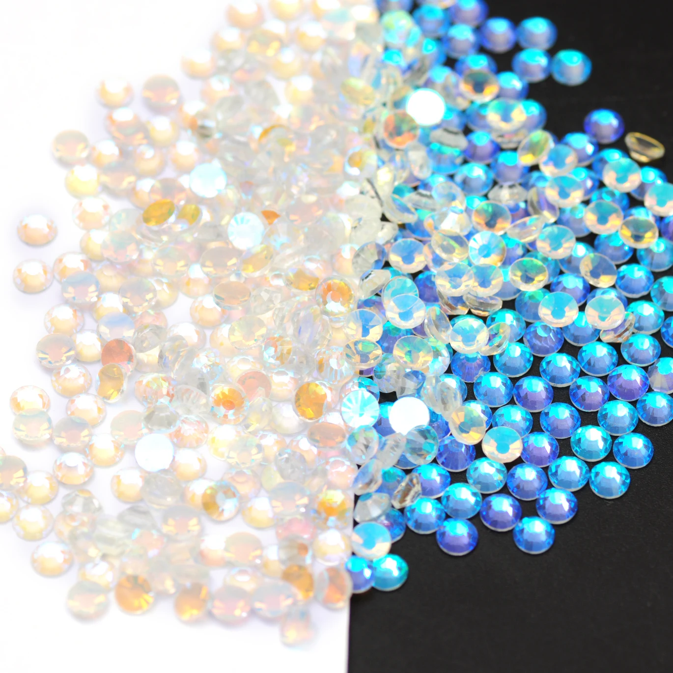 PUBRILEX Aurora White Non Hotfix Rhinestones for Nail Charm Decorations SS6-SS30 New Crystal стразы DIY Glass Strass
PUBRILEX Aurora White Non Hotfix Rhinestones for Nail Charm Decorations SS6-SS30 New Crystal стразы DIY Glass Strass