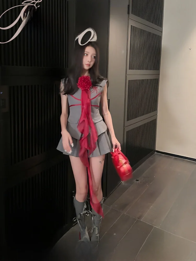 PITAO Original【Love Notebook】 Vest orts Ele ort Sle Summer Faion Set Polyester Fiber Button Closure
PITAO Original【Love Notebook】 Vest orts Ele ort Sle Summer Faion Set Polyester Fiber Button Closure