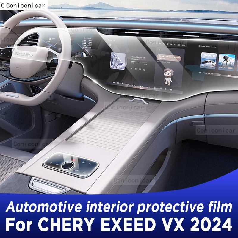 For Chery EXEED VX 2024 Gearbox Panel Dashboard Navigation Automotive Interior Protective Film TPU Transparent Anti-Scratch
For Chery EXEED VX 2024 Gearbox Panel Dashboard Navigation Automotive Interior Protective Film TPU Transparent Anti-Scratch