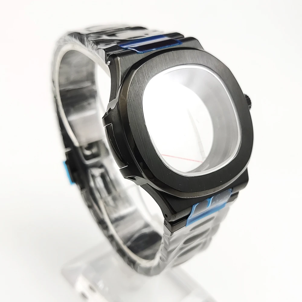 New NH35 Case 41mm Stainless Steel Black Sapphire Glass Watch Case + Butterfly Watch Strap for NH35 NH36 4R Movement 30.5mm Dial
New NH35 Case 41mm Stainless Steel Black Sapphire Glass Watch Case + Butterfly Watch Strap for NH35 NH36 4R Movement 30.5mm Dial