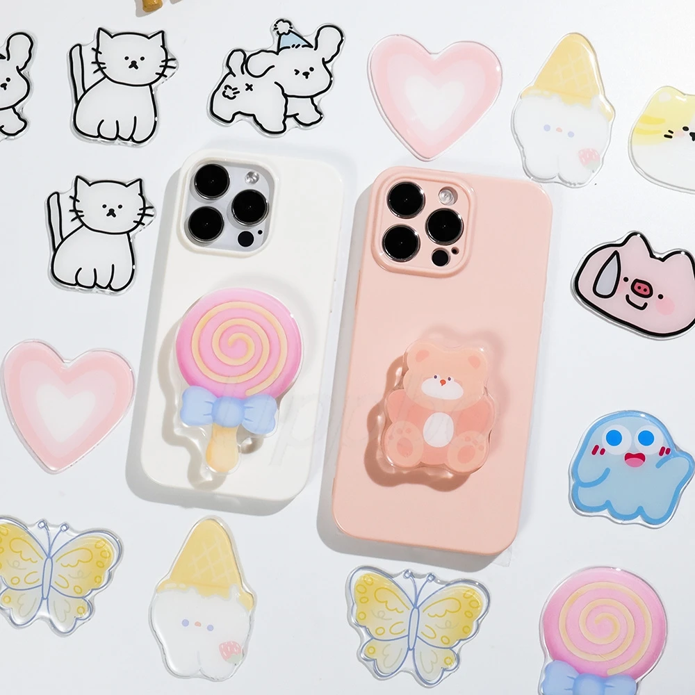 Cute Lollipop Grip Tok Acrylic Foldable Finger Stand Transparent Socket Bracket Colorful Phone Holder Gift for iPhone Samsung
Cute Lollipop Grip Tok Acrylic Foldable Finger Stand Transparent Socket Bracket Colorful Phone Holder Gift for iPhone Samsung