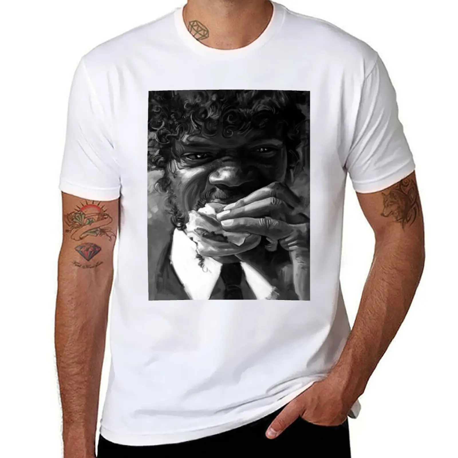 Футболка Samuel L. Jackson, футболки с принтами, мужские винтажные футболки с графикой
Футболка Samuel L. Jackson, футболки с принтами, мужские винтажные футболки с графикой