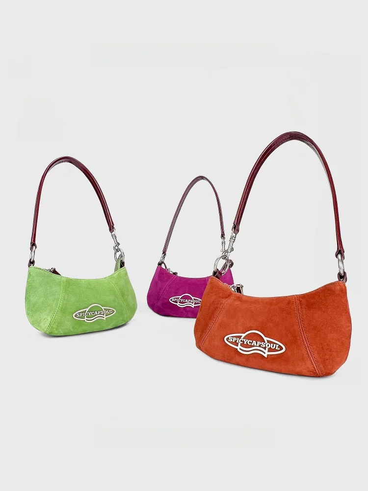 SpicyCapSoul Beautiful Waste Suede Sheepskin Breadstick Bag Mahjong Pattern Single Shoulder Bag Lazy Style Contrast Color
SpicyCapSoul Beautiful Waste Suede Sheepskin Breadstick Bag Mahjong Pattern Single Shoulder Bag Lazy Style Contrast Color