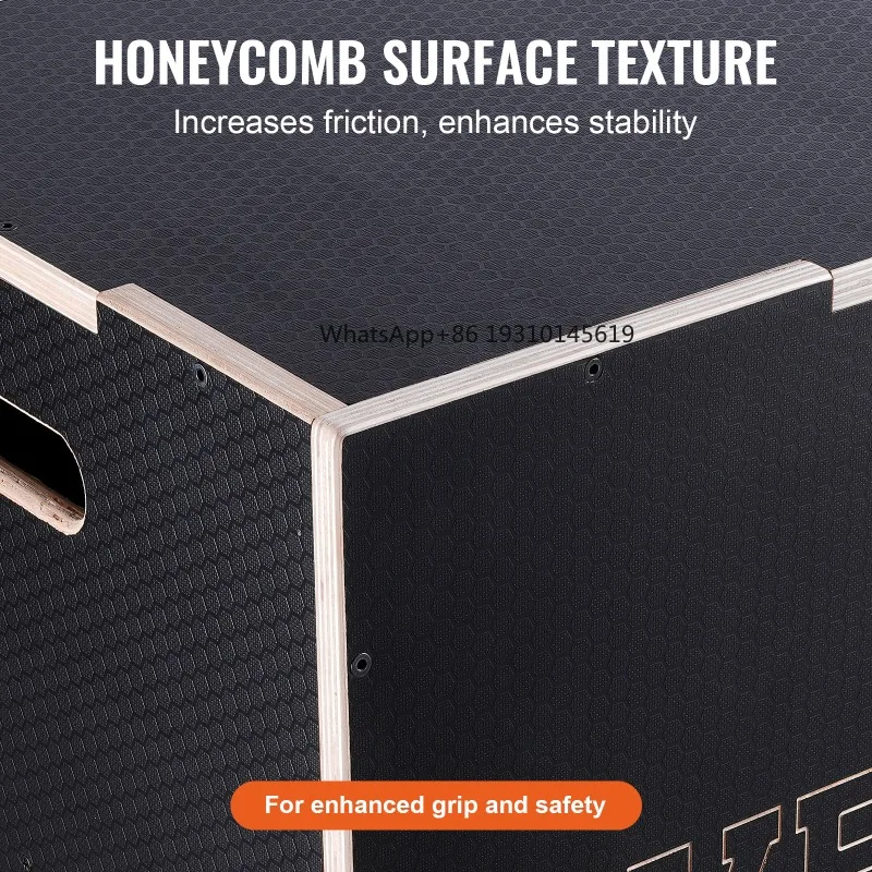 【From China】SucceBuy 3 In 1 Plyometric Jump Box Wooden Plyo Box Black For Home Gym Training Conditioning Strength Training
【From China】SucceBuy 3 In 1 Plyometric Jump Box Wooden Plyo Box Black For Home Gym Training Conditioning Strength Training