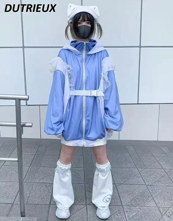 Повседневное пальто в японском стиле для женщин Harajuku Subculture, акварельная спортивная куртка, модные весенне-осенние женские пальто
Повседневное пальто в японском стиле для женщин Harajuku Subculture, акварельная спортивная куртка, модные весенне-осенние женские пальто