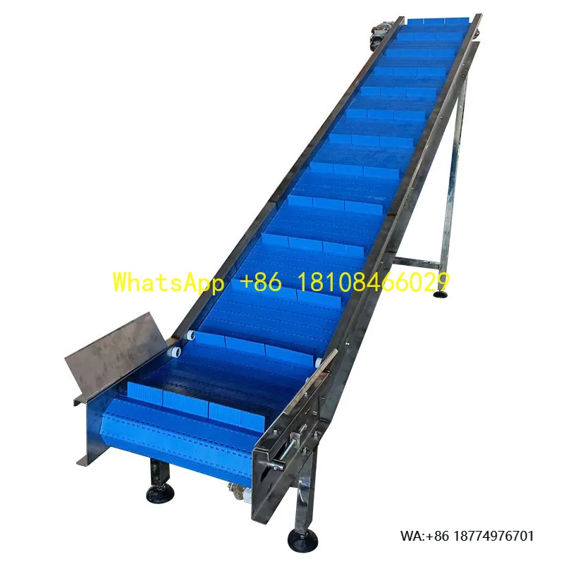Efficiency Adjustable Lift Z Shape Plastic Modular Inclined Lifting Conveyor Machine for Unlading or Unloading Conveyor
Efficiency Adjustable Lift Z Shape Plastic Modular Inclined Lifting Conveyor Machine for Unlading or Unloading Conveyor