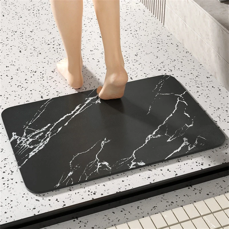 VIKAMA Black Marble Pattern Floor Mat, Quick-Drying Bathroom Floor Mat, Anti-Slip Shower Room Carpet, Home Decoration
VIKAMA Black Marble Pattern Floor Mat, Quick-Drying Bathroom Floor Mat, Anti-Slip Shower Room Carpet, Home Decoration