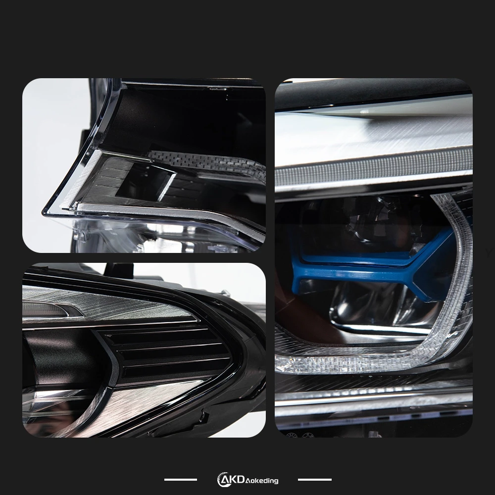 2PCS Auto Parts For BMW G30 Headlights 2018-2020 5 Series G38 Pre-LCI LED Daytime Lights Dual Projector Car Accesorios Modified
2PCS Auto Parts For BMW G30 Headlights 2018-2020 5 Series G38 Pre-LCI LED Daytime Lights Dual Projector Car Accesorios Modified